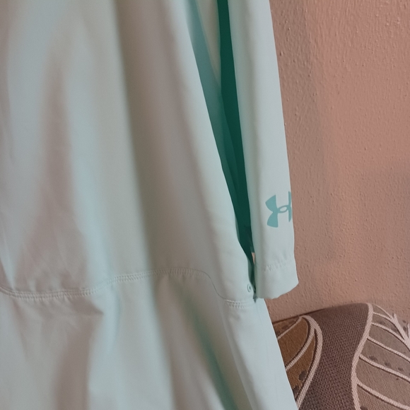 Under Armour Men's 3XL Tide Chaser 2.0 Fish Short Sleeve Aqua UPF 30+ Shirt - Picture 15 of 16